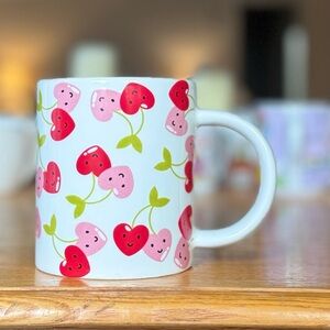 VALENTINES CHERRY HEARTS 16oz HOLIDAY HOME Mug 💕🍒☕️
